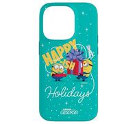 Minions Happy-ish Holidays Funny Christmas Custodia per iPhone 14 Pro