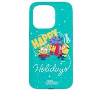 Minions Happy-ish Holidays Funny Christmas Custodia per iPhone 15 Pro