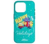 Minions Happy-ish Holidays Funny Christmas Custodia per iPhone 16 Pro