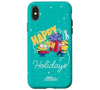 Minions Happy-ish Holidays Funny Christmas Custodia per iPhone X/XS