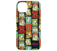 Minions Here For The Treats Panel Pattern All-Over Print Custodia per iPhone 14 Plus