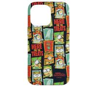 Minions Here For The Treats Panel Pattern All-Over Print Custodia per iPhone 14 Pro Max