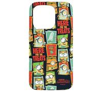 Minions Here For The Treats Panel Pattern All-Over Print Custodia per iPhone 15 Pro