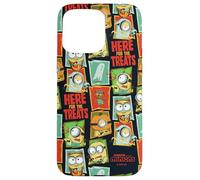 Minions Here For The Treats Panel Pattern All-Over Print Custodia per iPhone 15 Pro Max