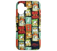 Minions Here For The Treats Panel Pattern All-Over Print Custodia per iPhone 16