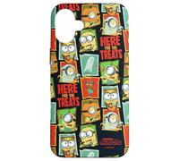 Minions Here For The Treats Panel Pattern All-Over Print Custodia per iPhone 16 Plus