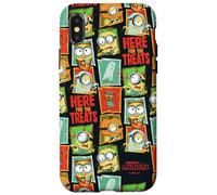 Minions Here For The Treats Panel Pattern All-Over Print Custodia per iPhone X/XS
