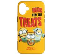 Minions Here For The Treats Trio Custodia per iPhone 16 Plus