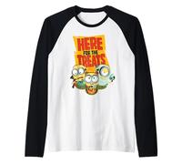 Minions Here for The Treats Trio Maglia con Maniche Raglan