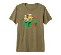 Minions Holiday Let's Get Merry Kevin & Stuart Maglietta Premium