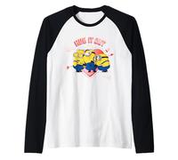 Minions Hug It out Maglia con Maniche Raglan