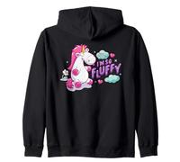 Minions I’m So Fluffy Unicorn Felpa con Cappuccio