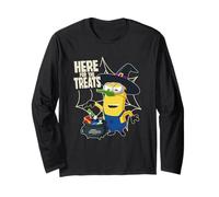 Minions Kevin Witch Here for The Treats Maglia a Manica