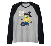 Minions Kevin Witch Here for The Treats Maglia con Maniche Raglan