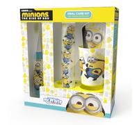 Minions Kit per l'igiene orale a LED per bambini, contiene spazzolino elettrico