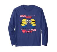 Minions Love Who You Love Maglia a Manica
