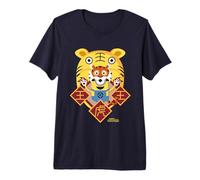 Minions Lunar New Year Tiger Maglietta Premium