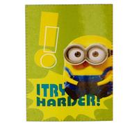 Minions Minion Coperta Plaid 100x140cm in Polar Fleece Blanket Bob