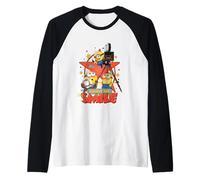 Minions & Monsters Hollywood Smile Maglia con Maniche Raglan