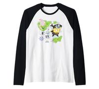 Minions & Monsters Treasure Map Maglia con Maniche Raglan