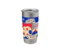 Minions Retro Sports Collage Bicchiere termico in acciaio inox doppia parete
