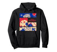 Minions Retro Sports Collage Felpa con Cappuccio