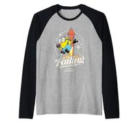 Minions Rocket Falling Upwards Maglia con Maniche Raglan