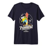 Minions Rocket Falling Upwards Maglietta Premium