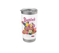 Minions Santa’s Best Helpers Bicchiere termico in acciaio inox doppia parete