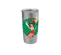 Minions Sliding Into The Holidays Bow Bicchiere termico in acciaio inox doppia parete
