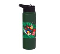 Minions Sliding Into The Holidays Stainless Steel Insulated Water Bottle