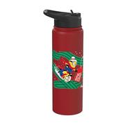 Minions Sliding Into The Holidays Stainless Steel Insulated Water Bottle