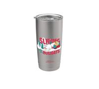 Minions Sliding Into The Holidays Winter Bicchiere termico in acciaio inox doppia parete