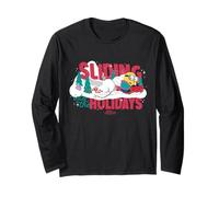 Minions Sliding Into The Holidays Winter Maglia a Manica