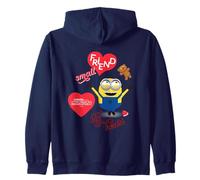 Minions Small Friend Big Heart Felpa con Cappuccio