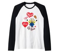 Minions Small Friend Big Heart Maglia con Maniche Raglan