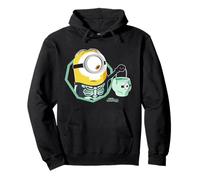 Minions Stuart Skeleton Costume with Bucket Felpa con Cappuccio