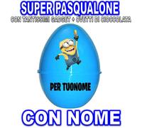 MINIONS SUPER PASQUALONE SORPRESONE UOVO DI PASQUA CONTENITORE GAME GIOCHI