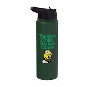 Minions The More I Think Front & Back Stainless Steel Insulated Water Bottle