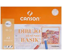 Minipack A3, 10 Hojas, Guarro Dibujo Basik Liso 130g