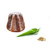 MiniPandoro Vegano Artigianale Sn00py Food x Veganize 2025 | 100% Vegetale - Senza Latte e Uova | Mini 110/130g | Idea Regalo Natale e Black Friday (Crema al Pistacchio)