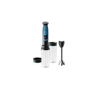 Braun Minipimer 5 Vario Fit MQ 5252 BKBL Frullatore a braccio 1000 W Nero/Blu + 2 Bottiglie 600 ml