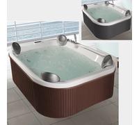 Minipiscina idromassaggio 6-8 posti 200x200 spa relax bluetooth led 37 getti |22