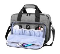 MiniPortable, borsa da viaggio per proiettore, borsa messenger da viaggio, per proiettori da casa all'aperto, con tasca per e tracolla regolabile per piccoli proiettori
