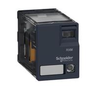 MINIRELE 4 CO SIN BOTON CON LED 24 VDC