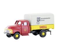 Minis by Lemke LC3234 N Camion modello Opel Blitz Pritsche/Plane Shell