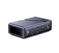 MINIS FORUM TB4-01 - Docking station 12 in 1, Intel JHL8440 Thunderbolt 4, PD 85 W, HDMI 2.1/DP1.4, SD/TF, 2 x Thunderbolt 4X, 3 x USBA, 1 x USB C, 2.5G RJ45