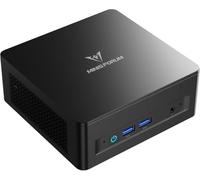 MINIS FORUM UM760 Slim Mini-PC con AMD Ryzen 5 7640HS (6 core / 12 Threads, Fino a 5,0 GHz), 16 GB DDR5, SSD PCIe 4.0 da 512 GB, DP/HDMI 2.1 / USB4, Wi-Fi 6E, Bluetooth 5.2