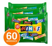 Minis Mixed Snack Mars Bounty Twix Snickers MilkyWay 60 Barrette 3 Buste da 400g
