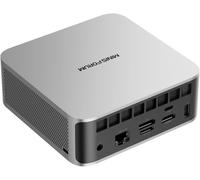 MINISFORUM AI X1-255 Mini PC, processore AMD Ryzen 7 255 8 core 16 thread fino a 4,9 GHz, AMD Radeon 780M, 2x16 GB DDR5 fino a 64 GB/1 TB SSD, HDMI/DP/USB 4 x 2/2,5 G RJ45, USB 3.2 x 2, WiFi7, BT5.4